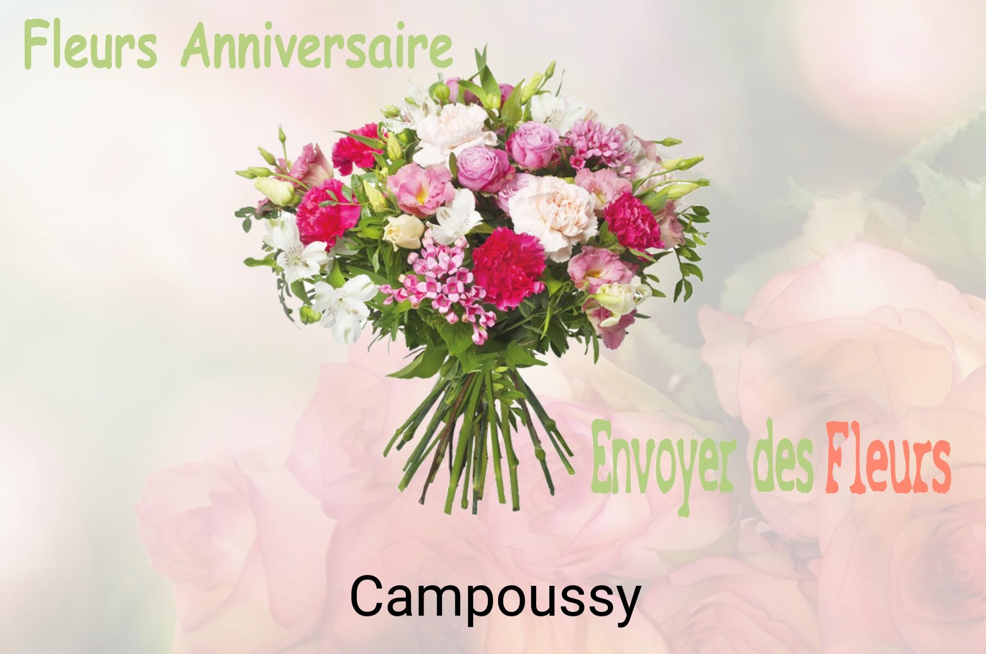 Bouquet de fleurs d’anniversaire livré à Campoussy