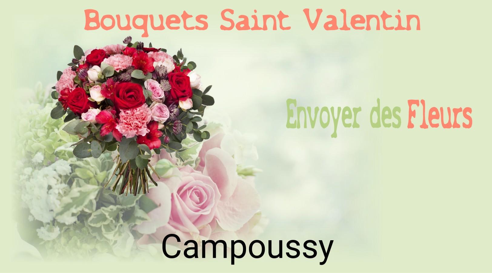 Roses de Saint-Valentin livrées à Campoussy